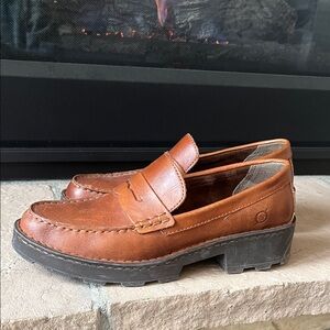 Women’s Brown Leather Loafers